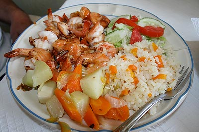 Shrimp al Mojo de Ajo in Jalisco