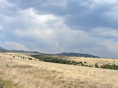 Coronado Trail high mountain plateau.