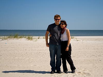 It was nice to have miles of beach to ourselves.