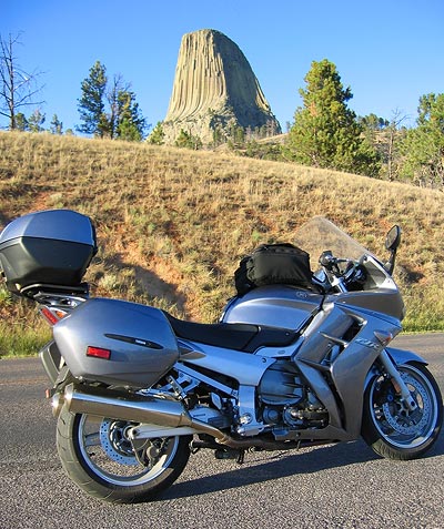 The FJR at Devil's Tower.