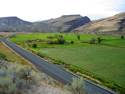 Between Mitchell and Dayville, Oregon