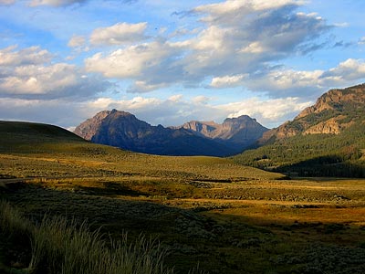 Clouds in Grand Teton National Park.